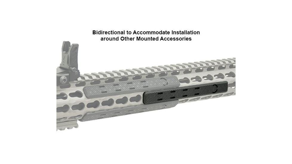Leapers UTG Low Profile Keymod Rail Panel Covers,5.5in,Black,Pack of 7 RB-HP25B, EDEMO2