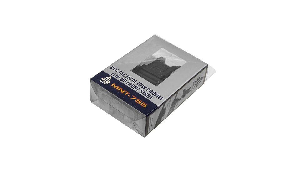 Leapers UTG Top Mounted Deployable Front Sight for Picatinny, Black, MNT-755