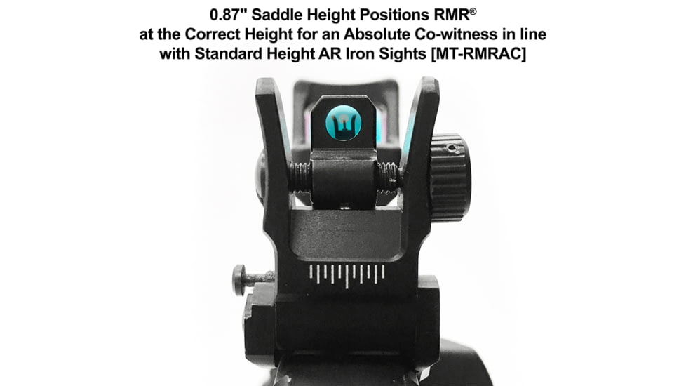 Leapers UTG Optic Mount Kit for RMR, Red Dot Mount, Fits Picatinny Rail, RMR Footprint, Anodized Finish, Black, Includes Absolute Co-Witness and Low Profile Height Mounts