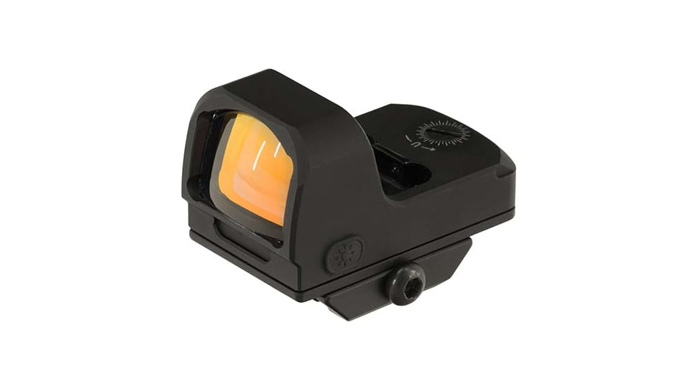 Leapers UTG OP3 Micro Red Dot Sights - Reflex, Red 4 MOA Single Dot, Adaptive Base, Black, OP-RDM20R