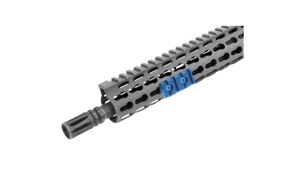 Leapers UTG PRO 1.57in 4-Slot Keymod Picatinny Rail Section, Black MTURS04S