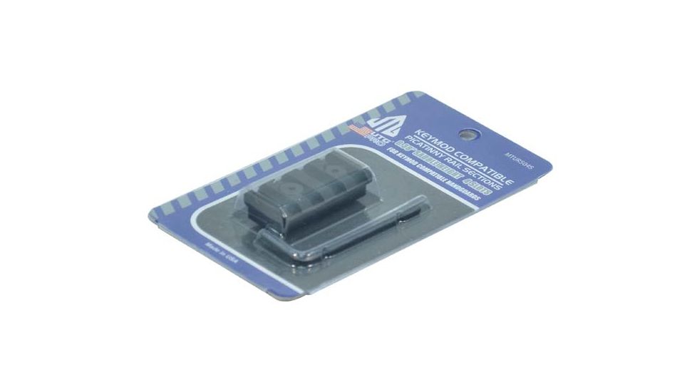 Leapers UTG PRO 1.57in 4-Slot Keymod Picatinny Rail Section, Black MTURS04S