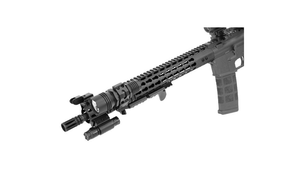 Leapers UTG PRO AR15 15in SuperSlim Free Float Keymod Compatible Rail, _x000D_ MTU019SSK