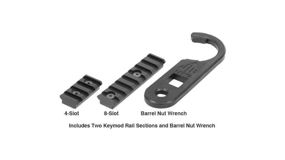 Leapers UTG PRO AR15 15in SuperSlim Free Float Keymod Compatible Rail, _x000D_ MTU019SSK