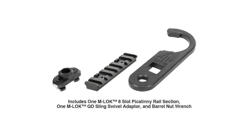 Leapers UTG PRO M-LOK AR15 Free Float Handguard, 13in, Super Slim, Black, MTU006SSM
