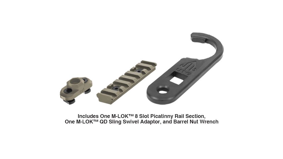 Leapers UTG PRO M-LOK AR15 Free Float Handguard, 15in, Flat Dark Earth Cerakote, MTU019SSMD