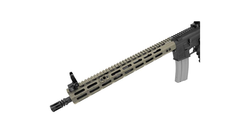 Leapers UTG PRO M-LOK AR15 Free Float Handguard, 15in, Flat Dark Earth Cerakote, MTU019SSMD