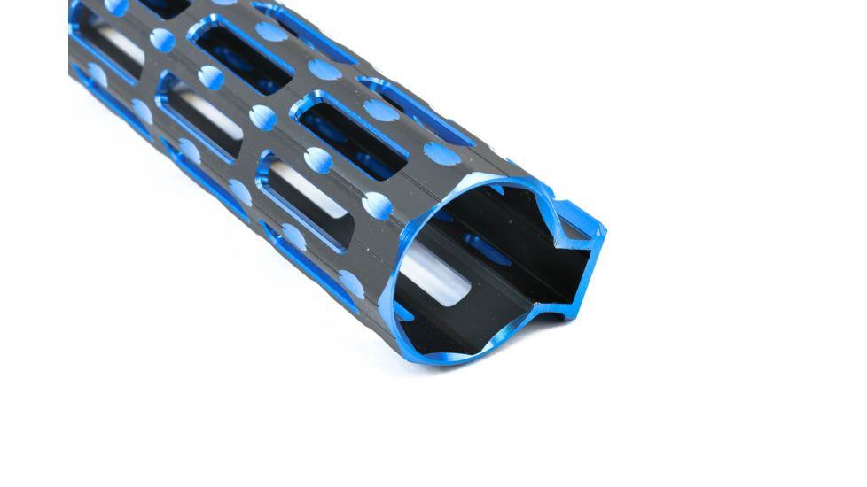 Leapers UTG PRO M-LOK AR15 15in Super Slim Rail, Black/Blue Two Tone, MTU019SSMB2