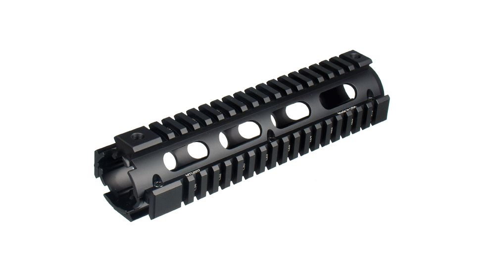 Leapers UTG PRO Model 4/AR15 Mid Length Drop-in Quad Rail, Black, MTU007