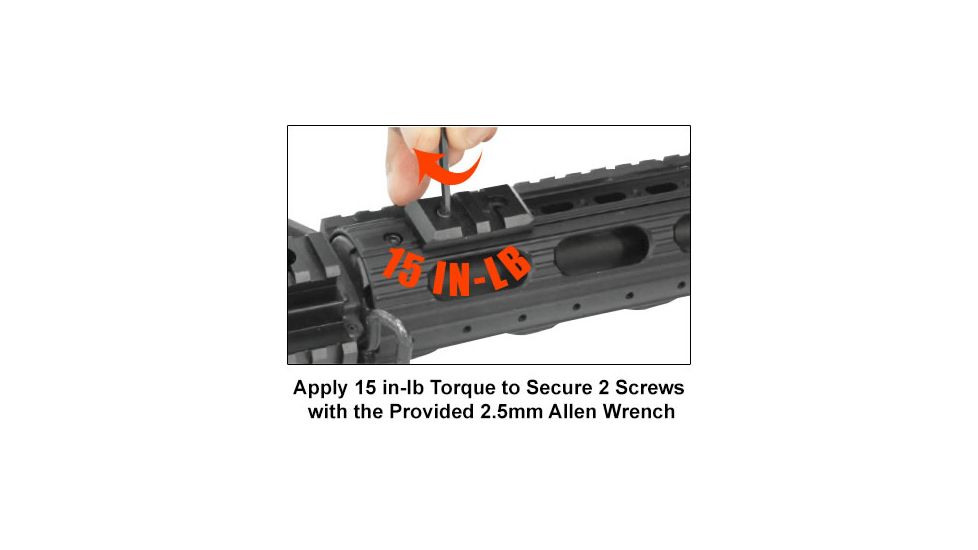 Leapers UTG PRO Rail for Super Slim Drop-in Handguard, 2 Slots, _x000D_ MTURS03S