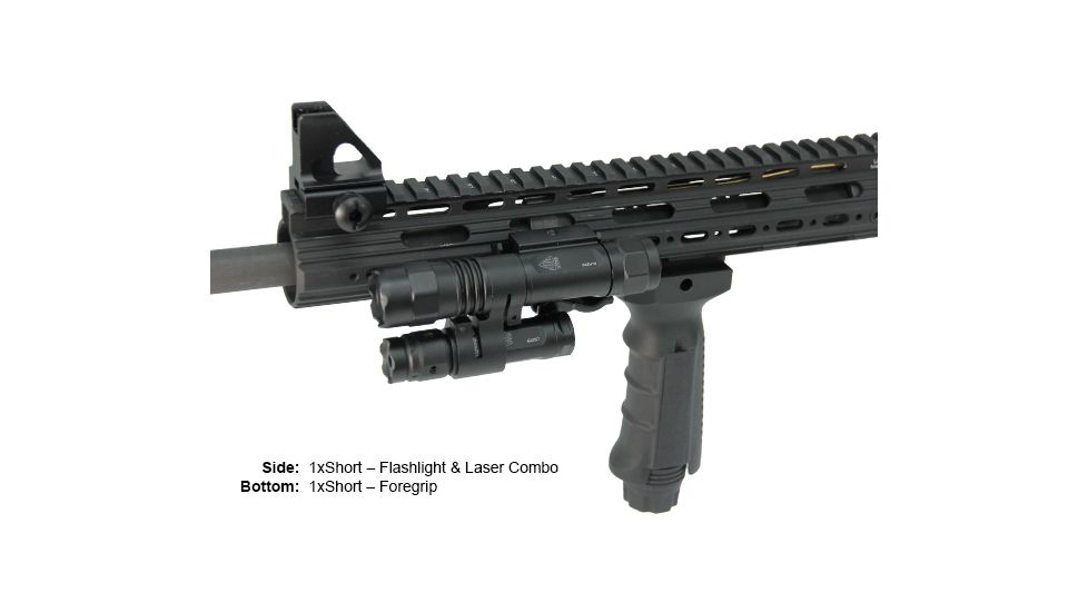 Leapers UTG PRO Rail for Super Slim Free Float Handguard, 5 Slots, MTURS02S