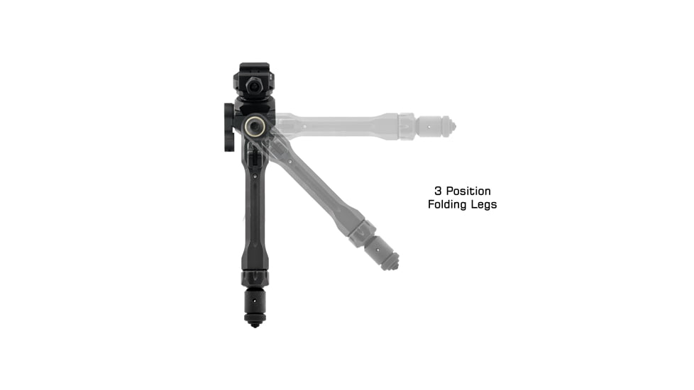 Leapers UTG PRO TBNR Bipod, 7in-9in Center Height, Picatinny, Black, TLUBP02-A