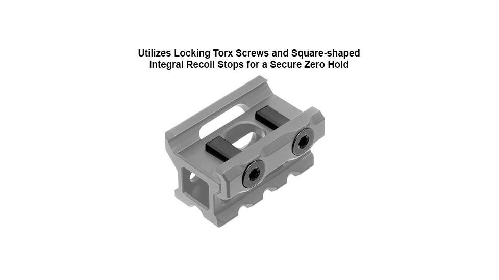 Leapers UTG Super Slim Picatinny Riser Mount, 0.75in Height, 3 Slots MT-RSX7S
