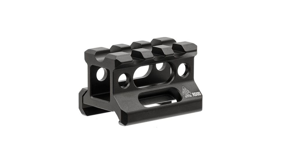 Leapers UTG Super Slim Picatinny Riser Mount, 0.83in Height, 3 Slots MT-RSX8S