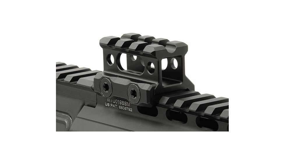 Leapers UTG Super Slim Picatinny Riser Mount, 0.83in Height, 3 Slots MT-RSX8S