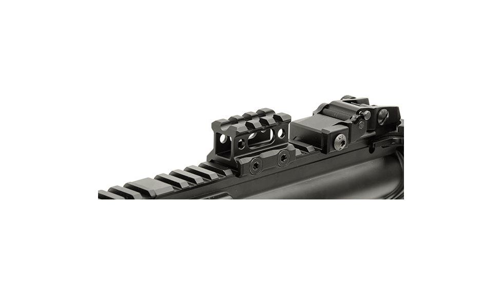 Leapers UTG Super Slim Picatinny Riser Mount, 0.83in Height, 3 Slots MT-RSX8S