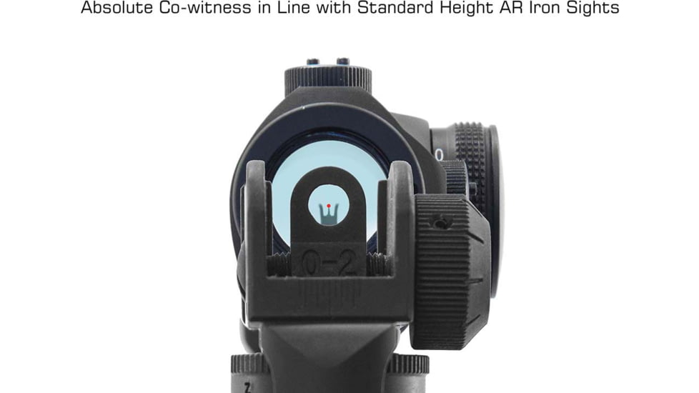 Leapers UTG Super Slim T1 Mount, Absolute Co-Witness, Black, MT-T1AC