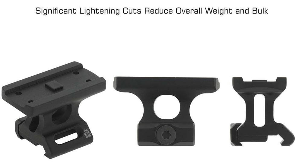 Leapers UTG Super Slim T1 Mount, Absolute Co-Witness, Black, MT-T1AC