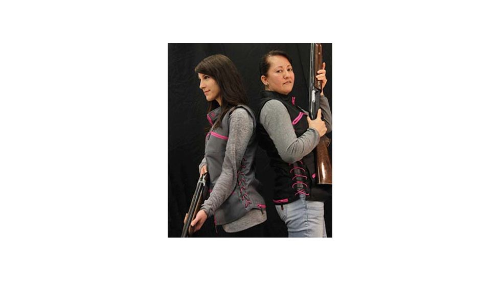 Leapers UTG True Huntress Female  Sporting Vest, Black/Pink, _x000D_ PVC-VF21BP