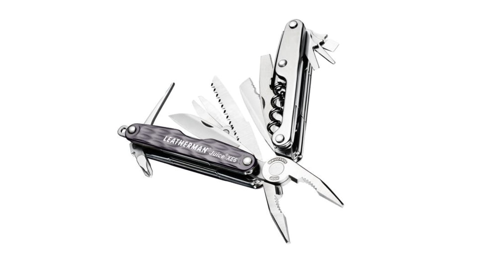 Leatherman Juice XE6 Multi Tool, Granite Gray-Premium-Box 831929