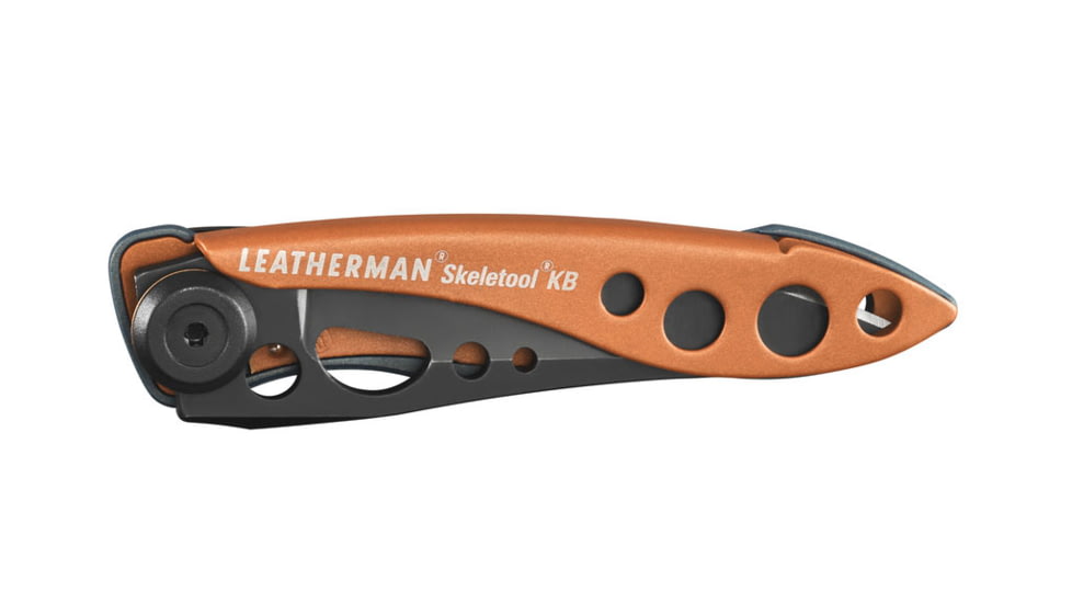 Leatherman Skeletool KB 2.6in Folding Knife, 420HC Stainless Steel, Aurora, 833566