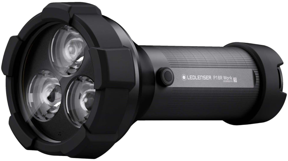 LED Lenser P18R Work Flashlight, Li-ion 11.1V, Black, 880525