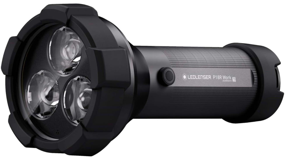 LED Lenser P18R Work Flashlight, Li-ion 11.1V, Black, 880525
