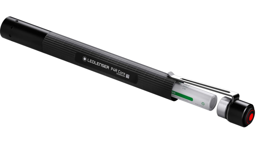 LED Lenser P4R Core Flashlight, Li-ion 3.7V, Black, 880514
