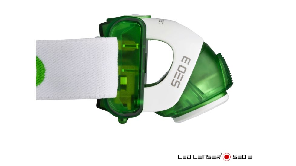 LED Lenser SEO3 Headlamp, Green 880126