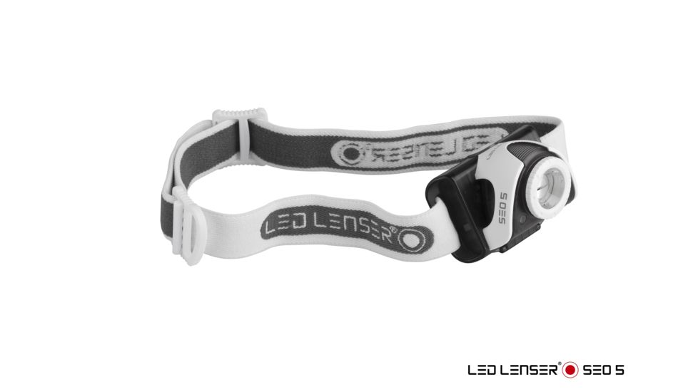 LED Lenser SEO5 Headlamp, Grey 880128