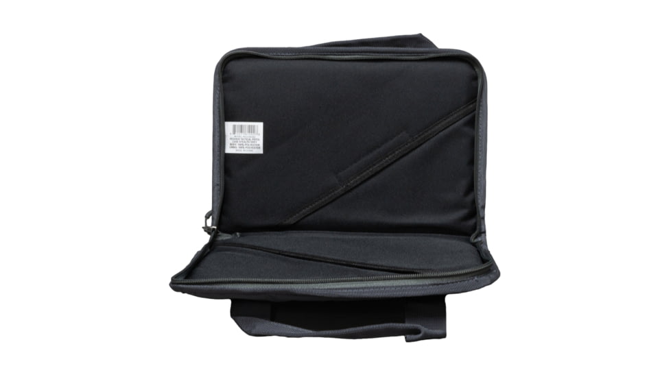 Legend Outdoor Gear, Pegasus Tactical Pistol Case, Polyester Construction, 12.5&quot;x1.5&quot;x8&quot;, Stealth Gray, PEG100-SG