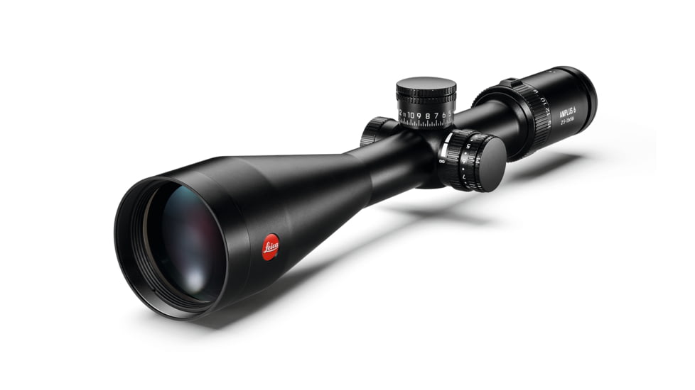 Leica AMPLUS 6 2.5-15x56i Riflescope, 30 mm Tube, Second Focal Plane, L-Ballistic 2 BDC MoA, Black, 50413