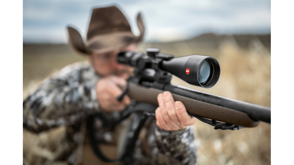 Leica Amplus 6 Rifle Scope, 2.5-15x50mm, 30mm Tube, Second Focal Plane, Ballistic BDC MOA Reticle, Black, 50312