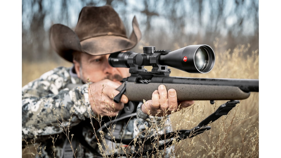 Leica Amplus 6 Rifle Scope, 2.5-15x50mm, 30mm Tube, Second Focal Plane, Ballistic BDC MOA Reticle, Black, 50312