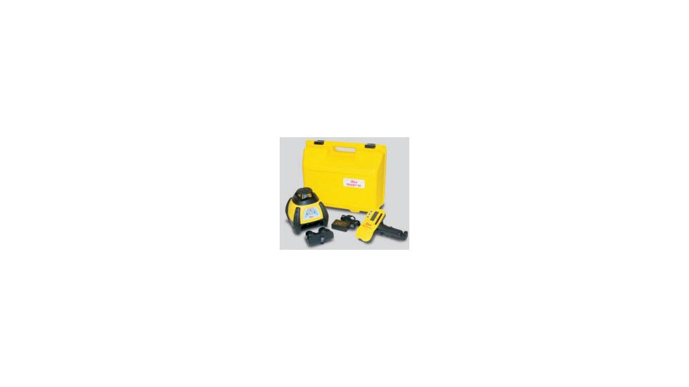 Leica Geosystems 6000735 Rugby 50 GC Construction Laser Package: Rod-Eye Mini, Alkaline Batteries