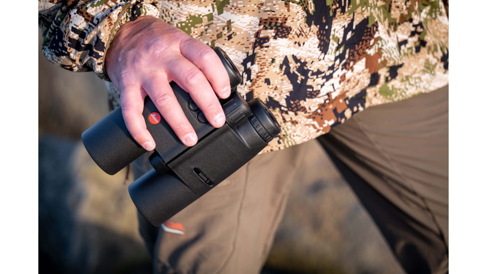 Leica Geovid R 10x42mm Rangefinder Binocular, LED, Black, 40812