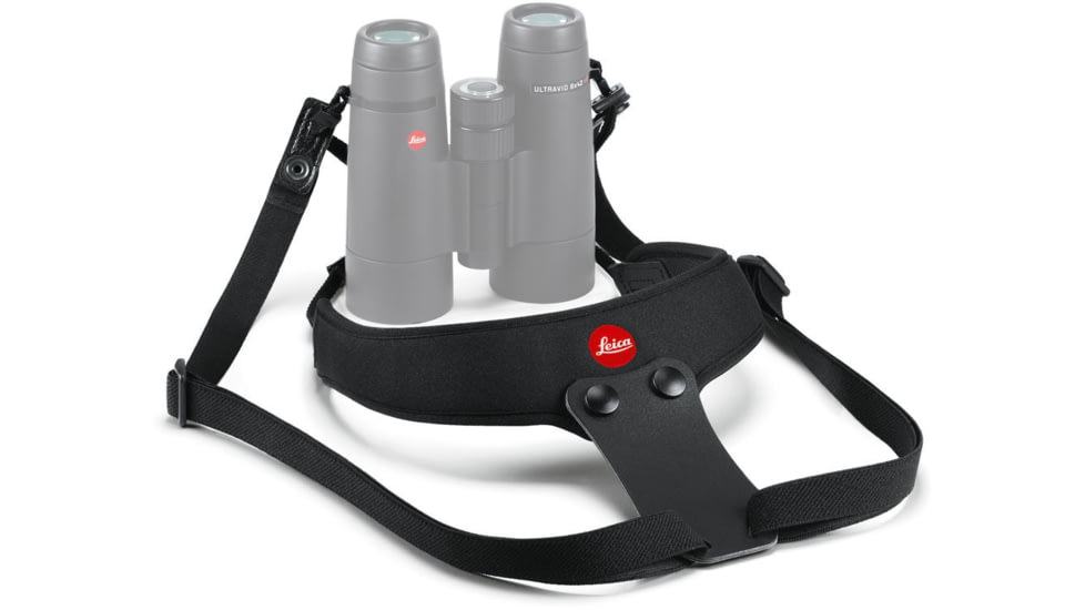 Leica Neoprene Binocular Sport Strap, Pitch Black, 42056