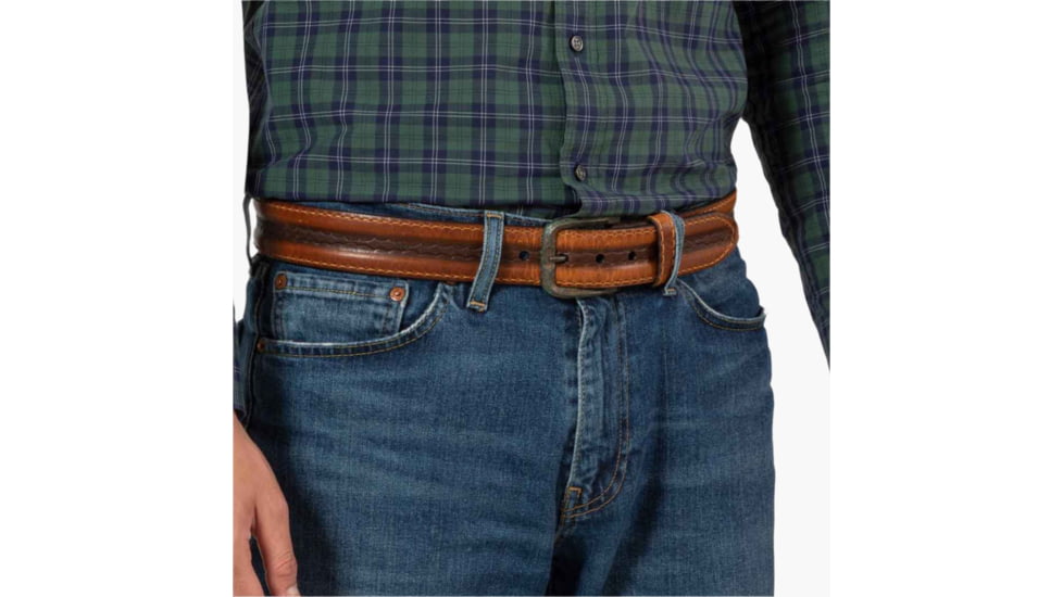 Lejon Big Timber Leather Belt - Mens, Honey, 42, VB-64063-42