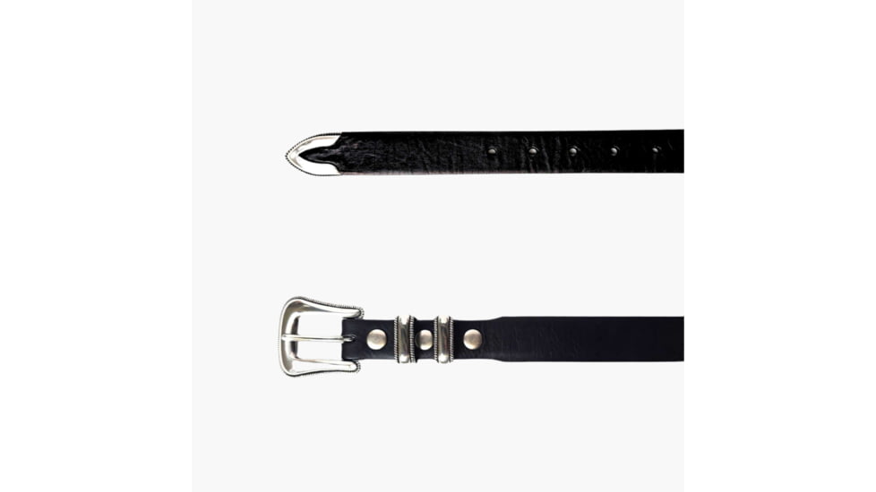 Lejon McCoy II Leather Belt - Mens, Black, 44, VB-8150-44