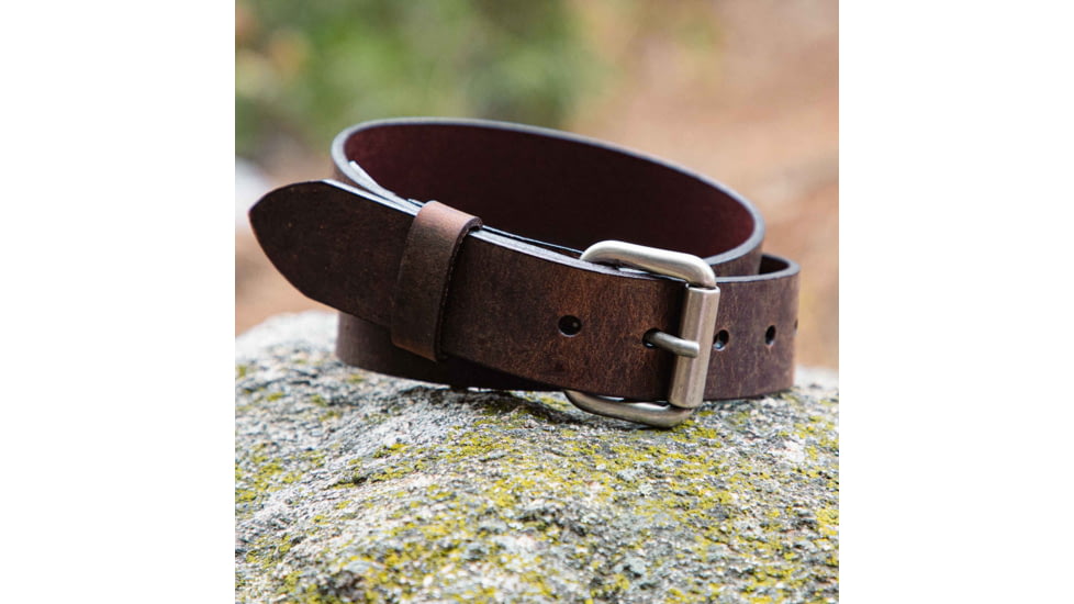 Lejon Tracer Leather Belt - Mens, Brown, 40, VA-66242-40