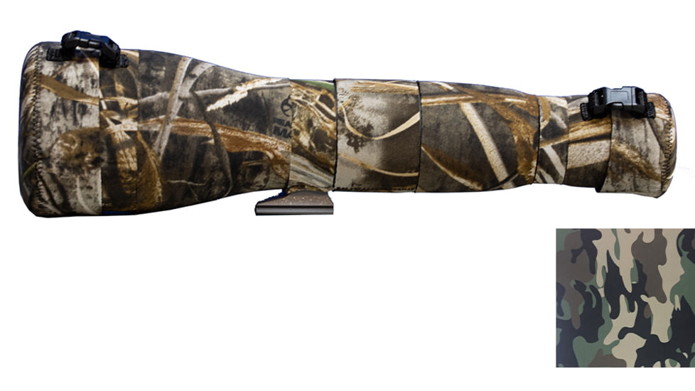 LensCoat Vortex Razor 85 HD Straight Spotting Scope Cover, Forest Green, SSVO85sFG
