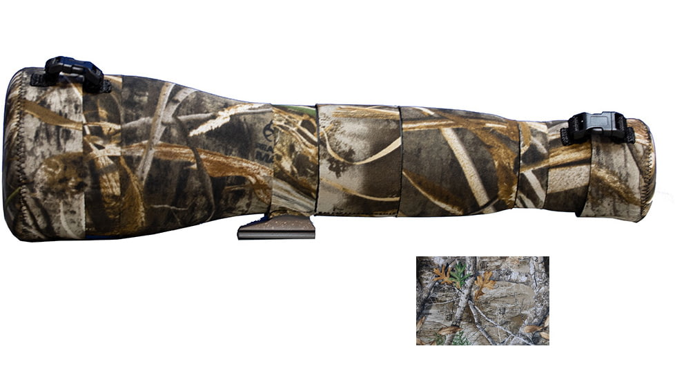 LensCoat Vortex Razor 85 Hd Straight Spotting Scope Cover, Realtree Edge, SSVO85sEG