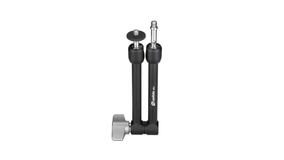 Leofoto AM-4 Versa Magic Arm Multi-Purpose Accessory w/ 1/4th Mounting Screws, Black, AM-4