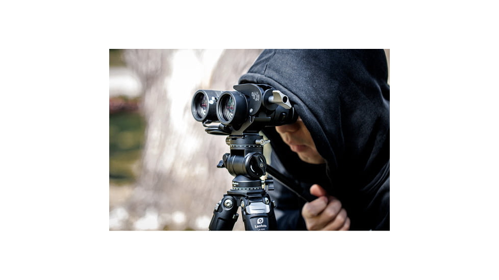 Leofoto BC-02 Binoculars Adapter, ARCA Style Dovetail Standard, 28-60mm dia., Black, BC-02