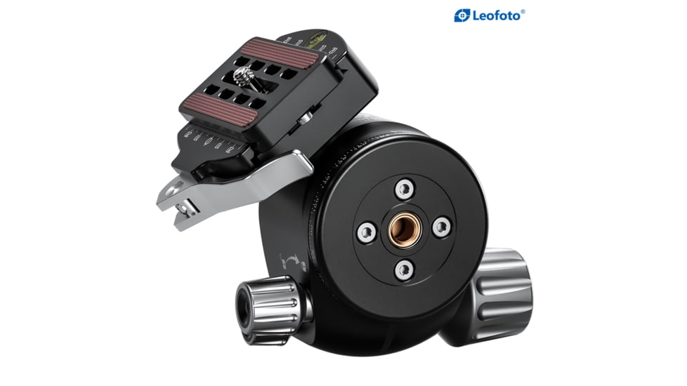 Leofoto LH-47LR Ball Head w/ Lever Release Clamp, Arca, Black, LH-47LR