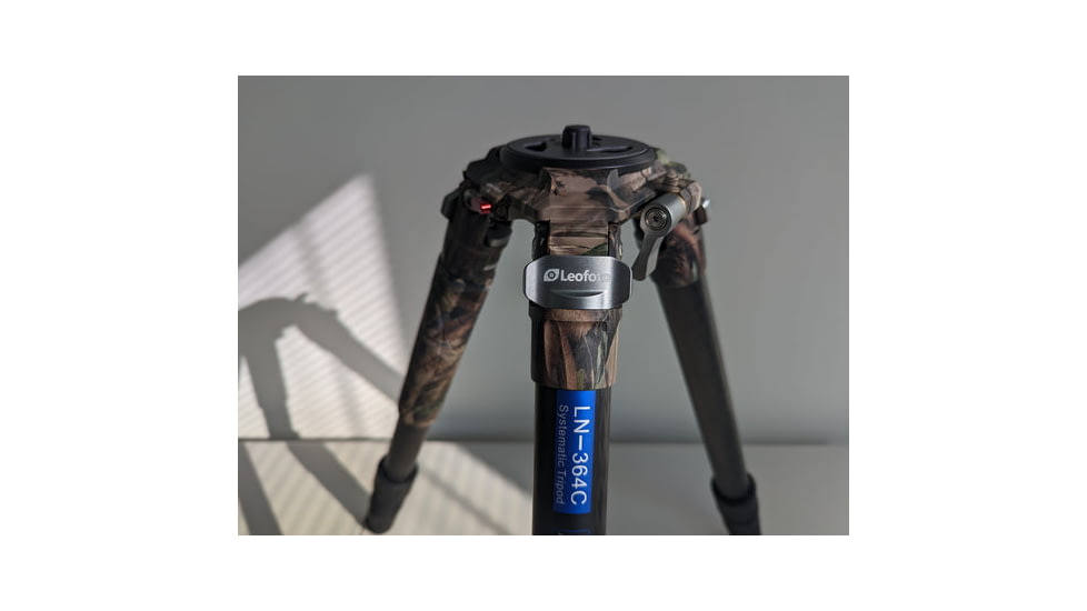 Leofoto LN-364C Heavy Duty Tripod w/ 75mm Video Bowl/Platform &amp; Bag, Camo, LN-364C-Camo