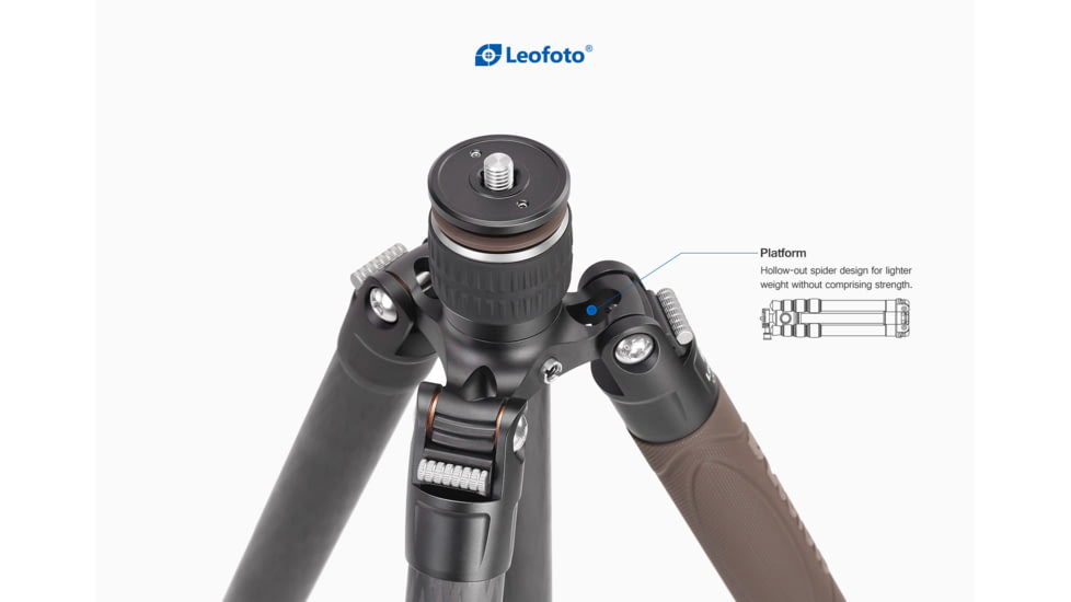 Leofoto LX-225CT/XB-32Q Reversible Travel Tripod w/ Ball Head Set, Black, LX-225CT+XB-32Q