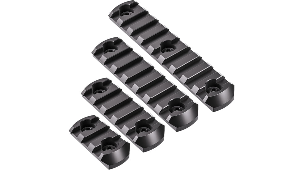 Leofoto MLP-60 M-LOK QR Plates - Picatinn, Black, MLP-60