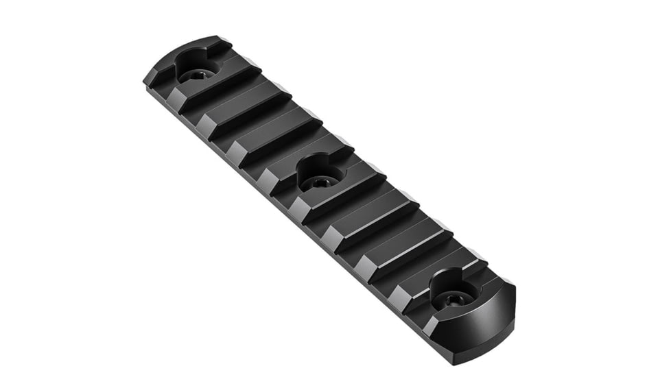 Leofoto MLP-100 M-LOK QR Plates - Picatinny, Black, MLP-100