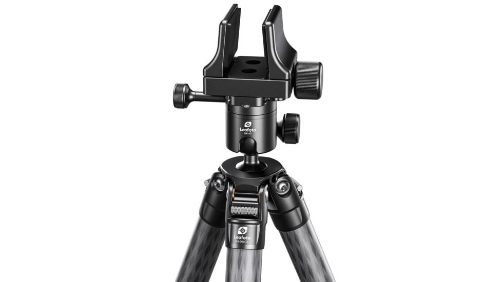 Leofoto SA-364CX/MK-40X/GS-3 Outdoors Tripod w/ Ball Head and Clamp Set, Black, SA-364CX+MK-40X+GS-3